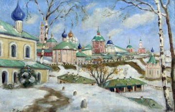la procesión en las pistas Konstantin Yuon Ruso Pinturas al óleo
